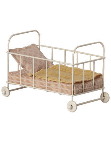 Maileg- Micro Cot Bed- Rose