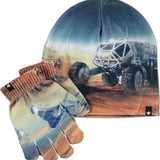 Molo- Kaya Hat & Gloves Set- Mars Zoom