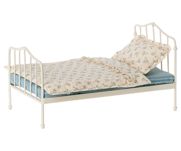 Maileg - Miniature Bed, Mini - Blue