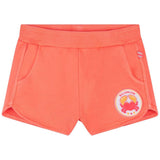 Billie Blush - Sweatshorts with Silicone Crab Patch - Coral