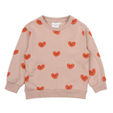 The New - Nell Sweatshirt - Adobe Rose