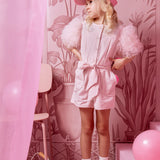 Tutu du Monde - Crystal Flower Onesie - Heavenly Pink