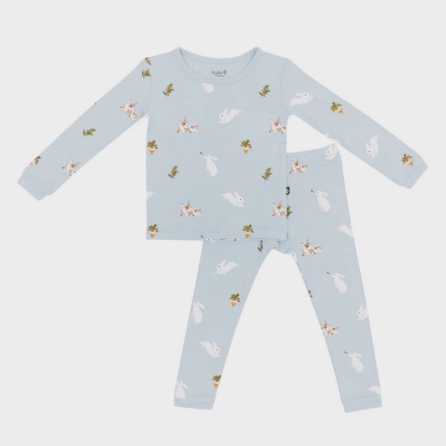 Kyte Baby - Long Sleeve Pajamas in Ice Rabbit