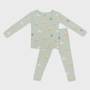 Kyte Baby - Long Sleeve Pajamas in Aloe Rabbit