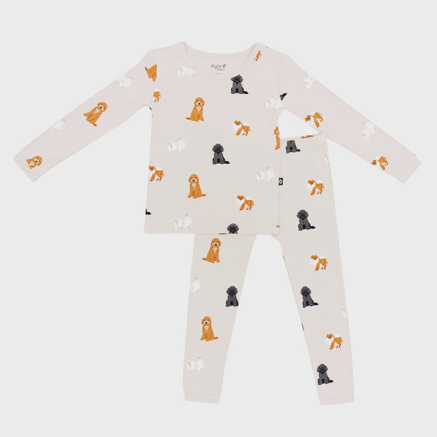 Kyte Baby - Long Sleeve Pajamas - Fluffy Dog