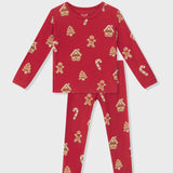 Kyte Baby - Zippered Footie - Long Sleeve Pajama Set - Gingerbread
