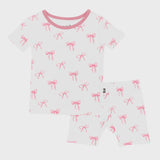 Kyte Baby - Short Sleeve Pajama Set - Bow