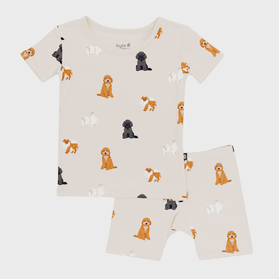 Kyte Baby - Short Sleeve Pajama Set - Fluffy Dog