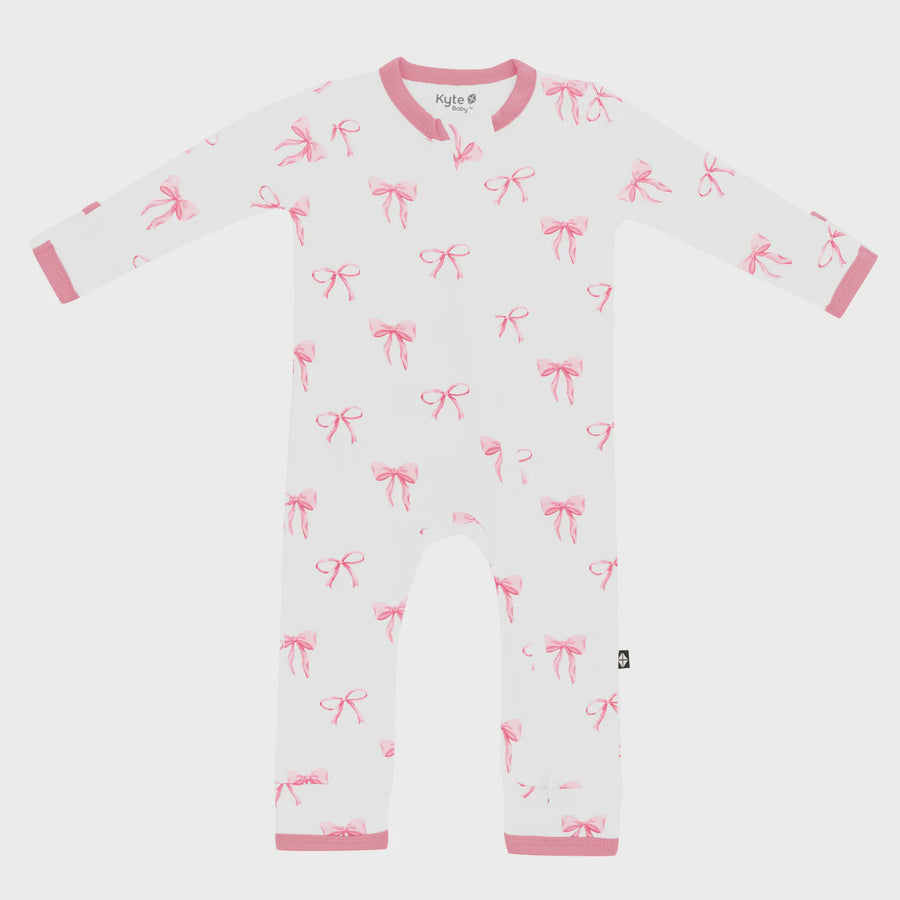 Kyte Baby - Zippered Romper - Bow