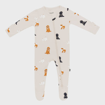 Kyte Baby - Zippered Footie - Fluffy Dog