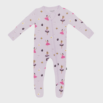 Kyte Baby - Zippered Footie - Sugar Plum