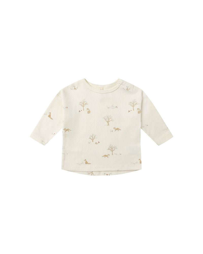 Quincy Mae - Long Sleeve Tee - Fox Land
