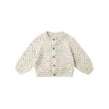 Quincy Mae - Bubble Knit Cardigan - Natural Confetti