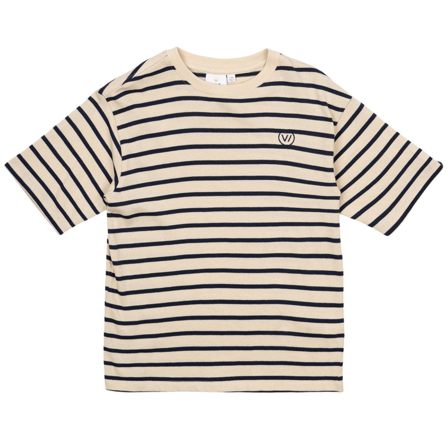 The New - Nero Tee - Mood Indigo Striped
