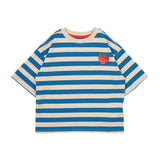 The New - Nanny Tee - White Swan Striped