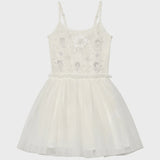 Tutu du Monde - Bebe White Lotus Dress - Milk
