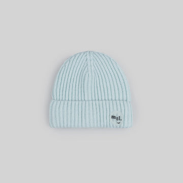 Miles the Label - Ribbed Winter Beanie - Cloud Blue