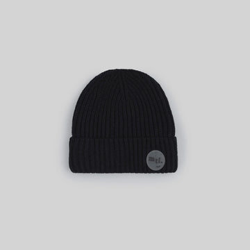 Miles the Label - Ribbed Winter Beanie - Black