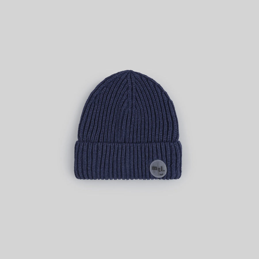 Miles the Label - Ribbed Winter Beanie - Blue