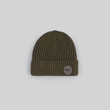 Miles the Label - Ribbed Winter Beanie - Lichen