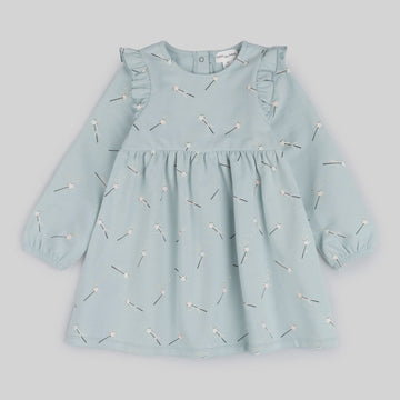 Miles the Label - Magic Wand Print Terry Dress - Cloud Blue