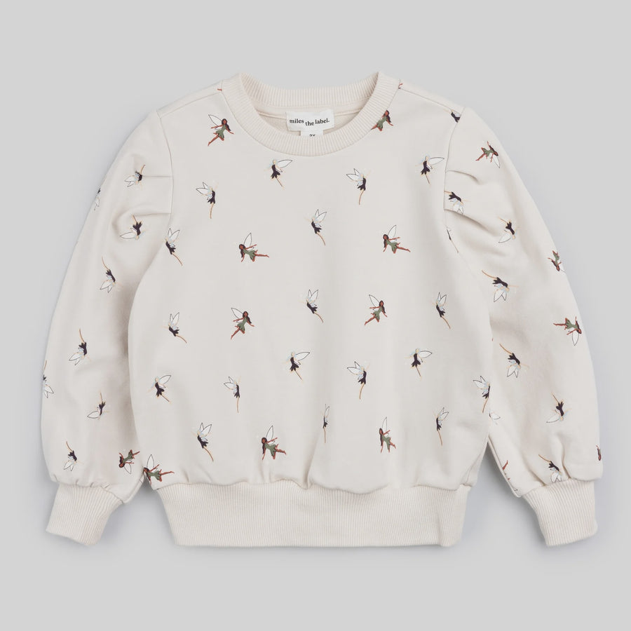 Miles the Label - Fairy Print Sweatshirt - Birch