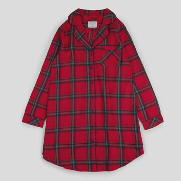 Petit Lem - Adult Flannel Nightgown - Scarlet