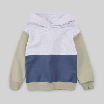 Miles - Colour Block Hoodie  and Pant - Heather Grey
