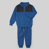 Miles the Label - Half Button Jogger Set - Glacier Blue