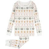 Petit Lem - 2-Piece PJ Set (Off-White Christmas)