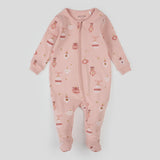 Petit Lem - Ornaments Print Sleeper - Rose
