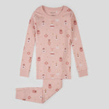 Petit Lem - Ornaments print PJ Set - Pink
