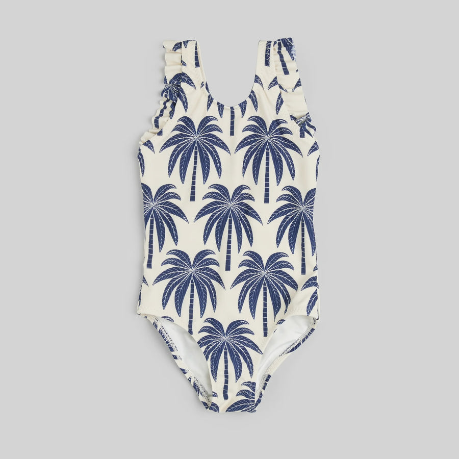 Miles the Label - Palm Tree Print Swimsuit - Birch