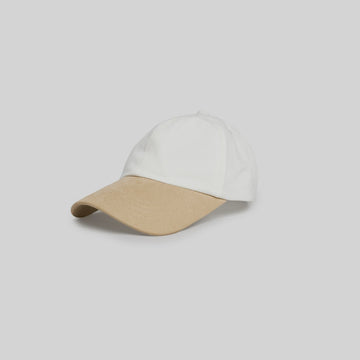 Miles the Label - Suede Logo Cap - Birch/Sand