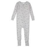 Petit Lem - Convertible Sleeper Knit (Grey Hockey)