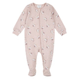 Petit Lem - Footed Sleeper Knit (Pink Skating)