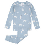 Petit Lem - 2-Piece PJ Set (Polar Bear Blue)