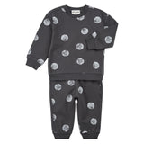 Miles the Label - Crew Neck Sweatshirt Knit Set - Grey