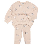 Miles The Label - Sweatshirt legging Set - Swan - Beige
