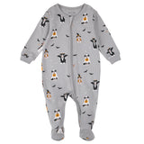 Miles the Label - Footed Sleeper Knit - Grey