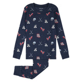 Petit Lem - 2-Piece PJ Set (Goal Getters Blue)