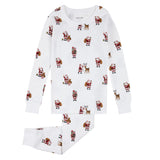 Petit Lem - 2-Piece PJ Set (Santa White)