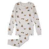 Petit Lem - 2-Piece PJ Set (Christmas Dog Grey)
