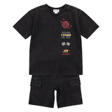 Miles the label - Short and Top set - Black