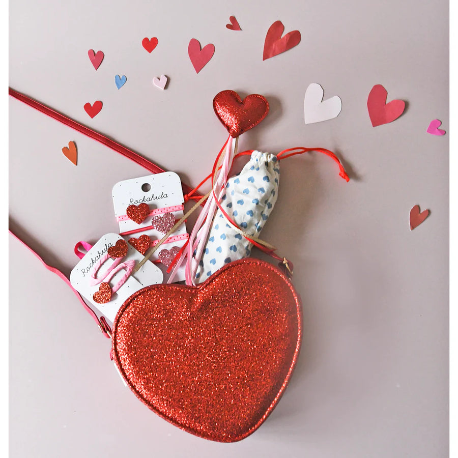 Rockahula - Love Heart Glitter Bag