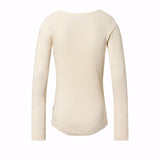 Molo - Ruby Long Sleeve Tee - Pearled Ivory
