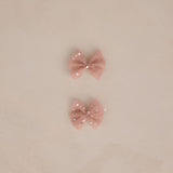 Noralee - Flutter Tulle Clips - Rose