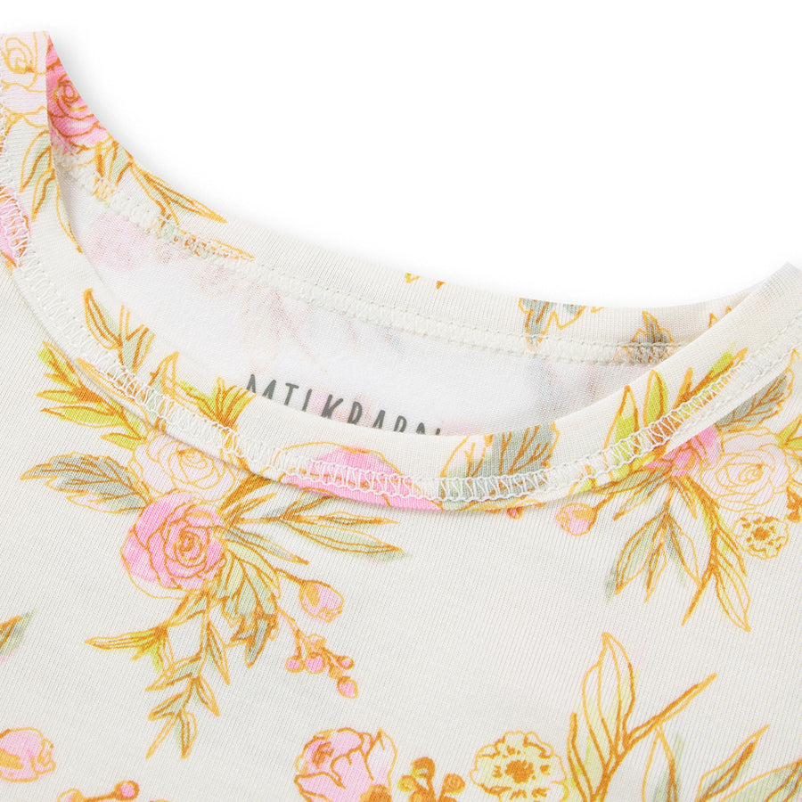 Milkbarn - Stretch Long Sleeve Pajama Set - Vintage Floral