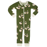 Milkbarn - Bamboo Zipper Pajama  - Valais Sheep
