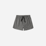 Rylee & Cru - Swim Trunk - Black Gingham
